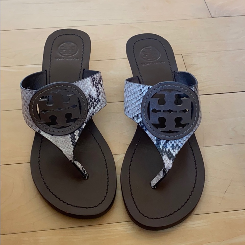Tory Burch wedge thong sandals